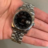 ロレックス デイトジャスト Ref.116234 黒ローマ photo 2