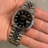 ロレックス デイトジャスト36 Ref.126234G ブラック10Pダイヤ photo 2
