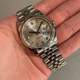 ロレックス デイトジャスト Ref.116234G シルバー10Pダイヤ photo 1