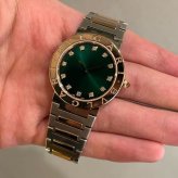 ブルガリ ブルガリブルガリ Ref.BB P 33 SG グリーン12Pダイヤ photo 2