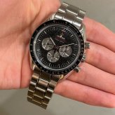 オメガ スピードマスタープロフェッショナル ムーンウォッチ アポロ・ソユーズ35周年記念 世界1975本限定 Ref.311.30.42.30.99.001 メテオライト photo 2