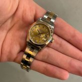 ロレックス デイトジャスト Ref.79163G シャンパン10Pダイヤ photo 2