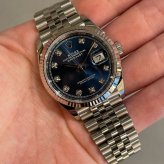 ロレックス デイトジャスト36 Ref.126234G ブライトブルー10Pダイヤ photo 1