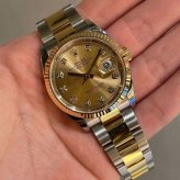 ロレックス デイトジャスト36 Ref.126233G シャンパン10Pダイヤ photo 1