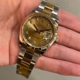 ロレックス デイトジャスト36 Ref.126233G シャンパン10Pダイヤ photo 2
