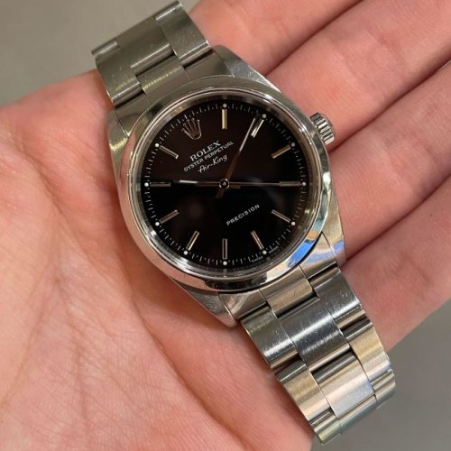 ロレックス エアキング Ref.14000 ブラック