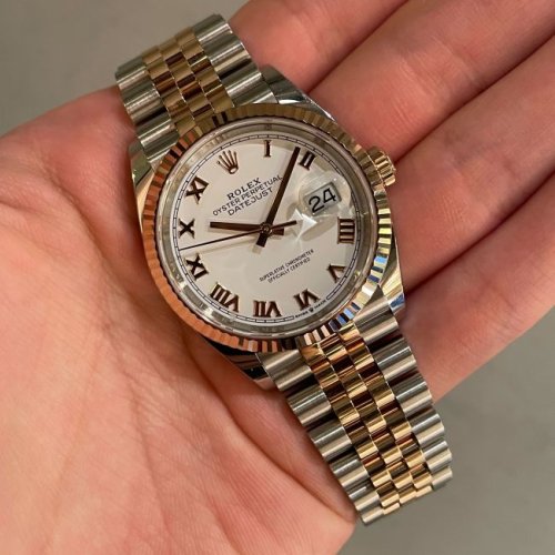 ロレックス デイトジャスト36 Ref.126231 ホワイトローマ