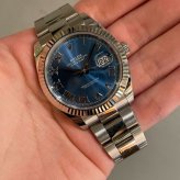 ロレックス デイトジャスト41 Ref.126334 アズーロブルーローマ photo 1