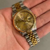 ロレックス デイトジャスト Ref.16233G シャンパン10Pダイヤ photo 1