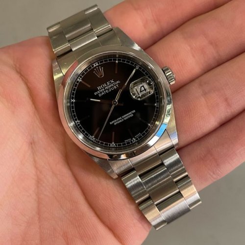 ロレックス デイトジャスト Ref.16200 ブラック