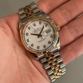 ロレックス デイトジャスト Ref.116231G ホワイト10Pダイヤ photo 1