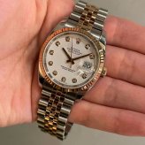 ロレックス デイトジャスト Ref.116231G ホワイト10Pダイヤ photo 2