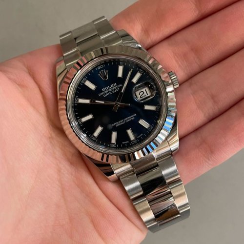 ロレックス デイトジャストII Ref.116334 ブライトブルー