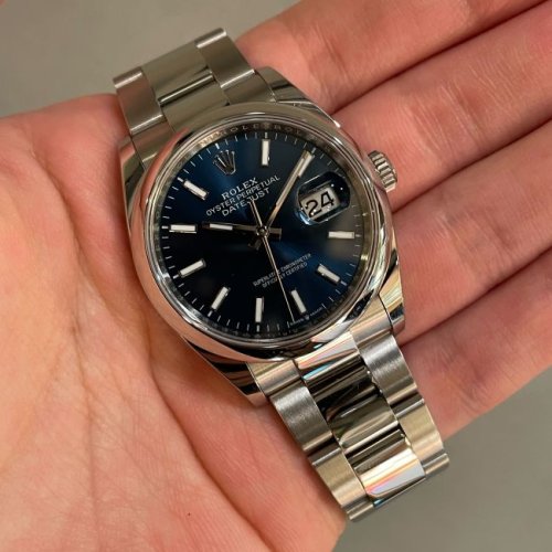 ロレックス デイトジャスト36 Ref.126200 ブライトブルー