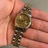 ロレックス デイトジャスト Ref.69173G シャンパン10Pダイヤ photo 2