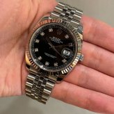 ロレックス デイトジャスト41 Ref.126334G ブラック10Pダイヤ photo 2