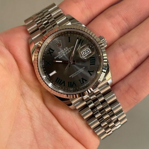 ロレックス デイトジャスト36 Ref.126234 スレートローマ