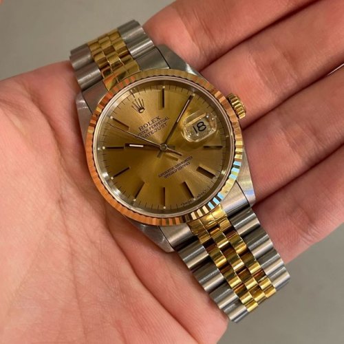 ロレックス デイトジャスト Ref.16233 シャンパン