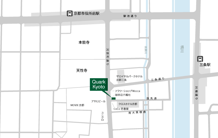 クォーク京都店 マップ