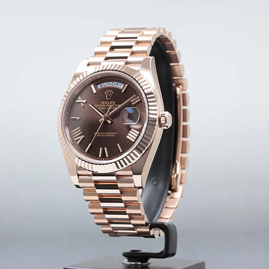 ロレックス デイデイト40 Ref.228235 チョコレートローマ 新品