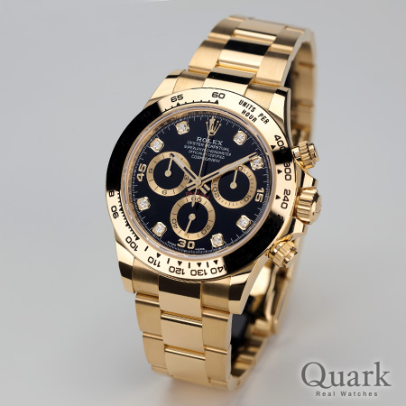 ロレックス デイトナ Ref.116508G ブラック8Pダイヤ