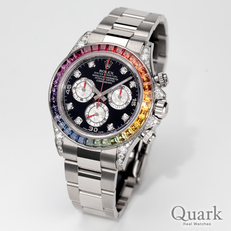 ロレックス デイトナ Ref.116599RBOW ブラック8Pダイヤ