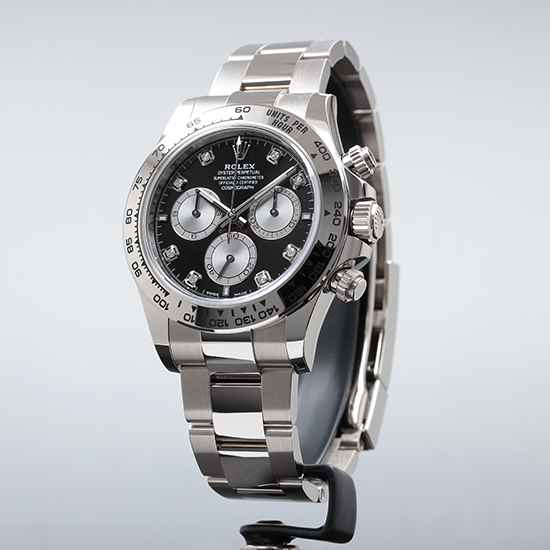 ロレックス デイトナ Ref.126509G ブライトブラック＆スチール8Pダイヤ