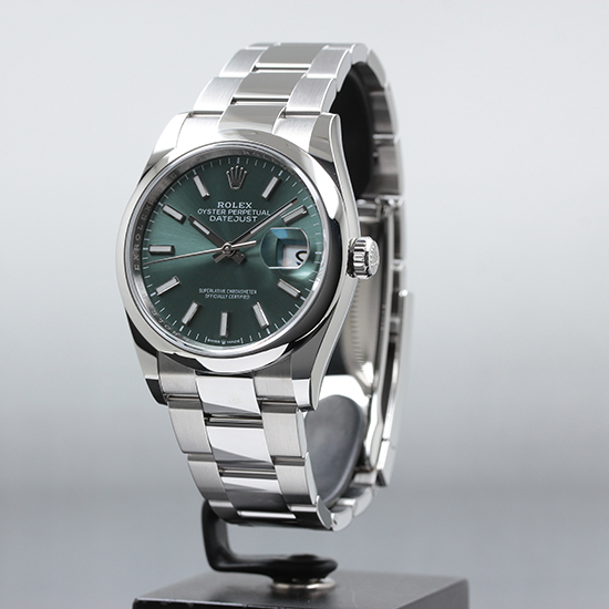 ロレックス デイトジャスト36 Ref.126200 ミントグリーン 新品