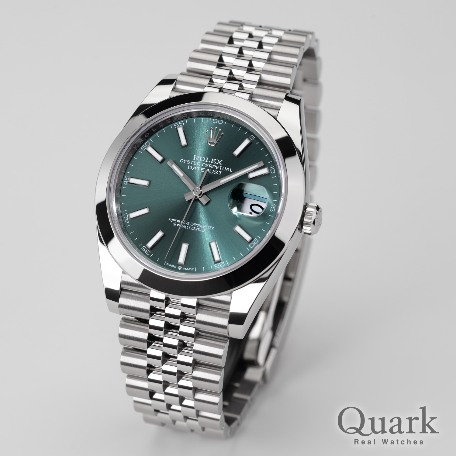 ロレックス デイトジャスト41 Ref.126300 ミントグリーン