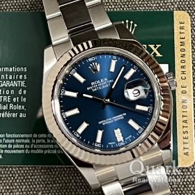 ロレックス デイトジャストII 116334 ブルーダイヤル