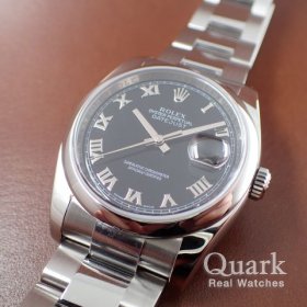 ロレックス デイトジャスト 116200 ブラックローマ