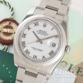 ロレックス デイトジャスト 116200 ホワイトローマ