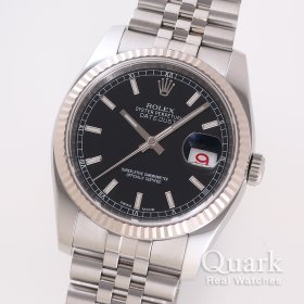 ロレックス デイトジャスト 116234 ブラックダイヤル