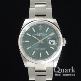 ロレックス デイトジャスト36 126200 ミントグリーンダイヤル