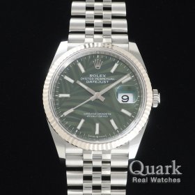 オリーブグリーンパームモチーフダイヤル