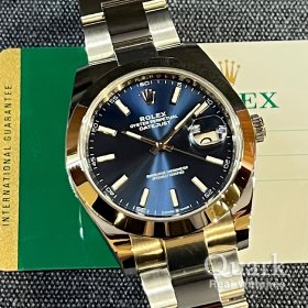 ロレックス デイトジャスト41 126300 ブライトブルーダイヤル