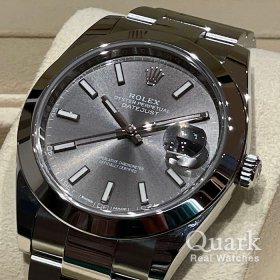 ロレックス デイトジャスト41 126300 スレートダイヤル