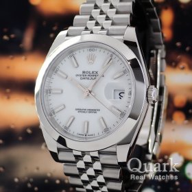 ロレックス デイトジャスト41 126300 ホワイトダイヤル