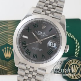 ロレックス デイトジャスト41 126300 スレートローマ