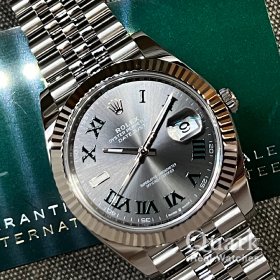 ロレックス デイトジャスト41 126334 スレートローマ