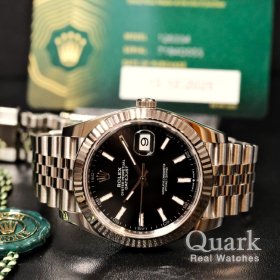 ロレックス デイトジャスト41 126334 ブラックダイヤル