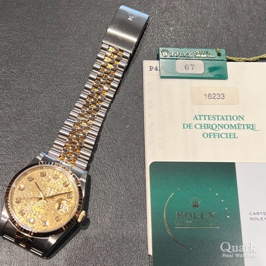 ロレックス デイトジャスト Ref.16233G