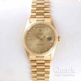 ロレックス デイデイト 18238A シャンパン10Pダイヤ