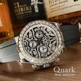 ロレックス デイトナ 116589TBR ブラックラッカーパヴェダイヤモンド8Pダイヤ