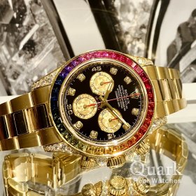 ロレックス デイトナ 116598RBOW ブラック8Pダイヤ