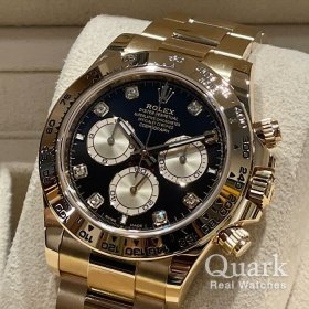 ロレックス デイトナ Ref.126508G ブライトブラック＆ゴールデン8Pダイヤ
