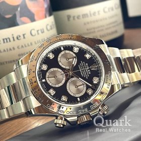 ロレックス デイトナ 126509G ブライトブラック＆スチール8Pダイヤ