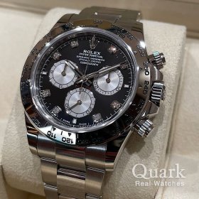 ロレックス デイトナ Ref.126509G ブライトブラック＆スチール8Pダイヤ