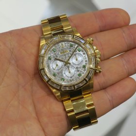 ロレックス デイトナ 16568 パヴェダイヤ8Pエメラルド