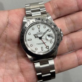 ロレックス エクスプローラーII 16570 ホワイトダイヤル